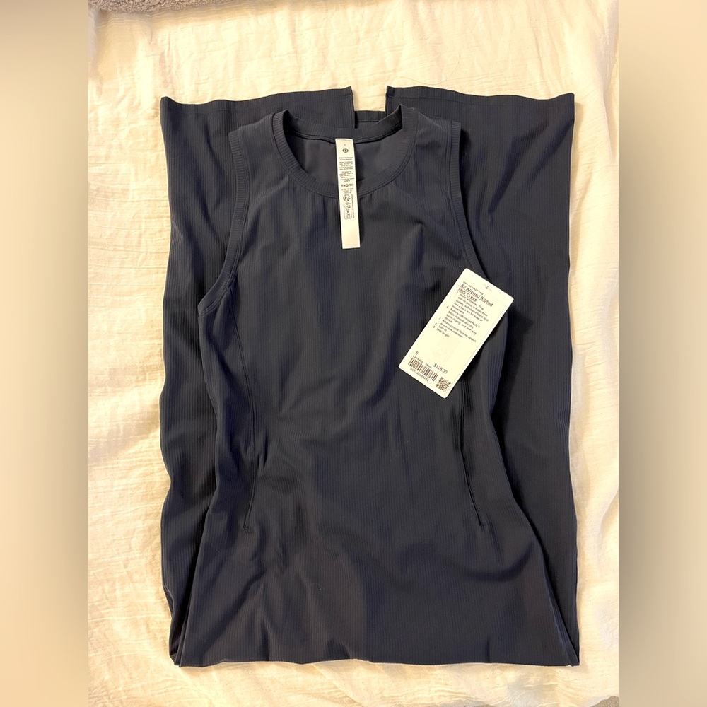 NWT Lululemon All Aligned Ribbed MIDI Dress